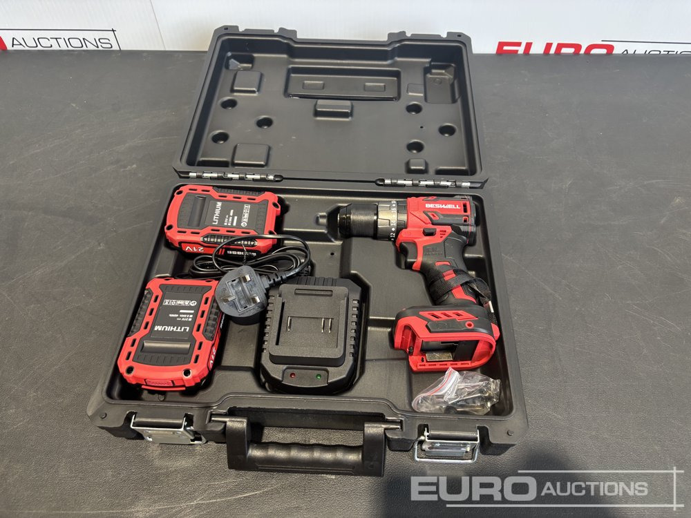 Unused CIW-338D 3/8" Brushless Drill, 2 x 2.0AH Battery with Charger (Makita Style with Impact Function) - Echipament de atelier: Foto 2 Unused CIW-338D 3/8" Brushless Drill, 2 x 2.0AH Battery with Charger (Makita Style with Impact Function) - Echipament de atelier: Foto 2
