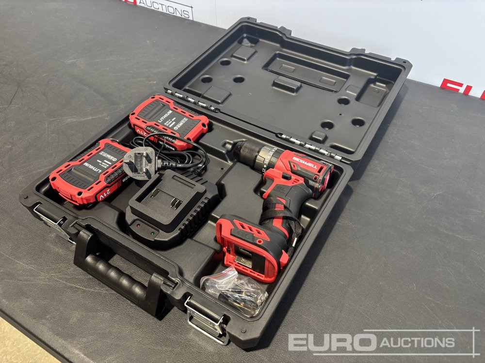 Unused CIW-338D 3/8" Brushless Drill, 2 x 2.0AH Battery with Charger (Makita Style with Impact Function) - Echipament de atelier: Foto 1 Unused CIW-338D 3/8" Brushless Drill, 2 x 2.0AH Battery with Charger (Makita Style with Impact Function) - Echipament de atelier: Foto 1