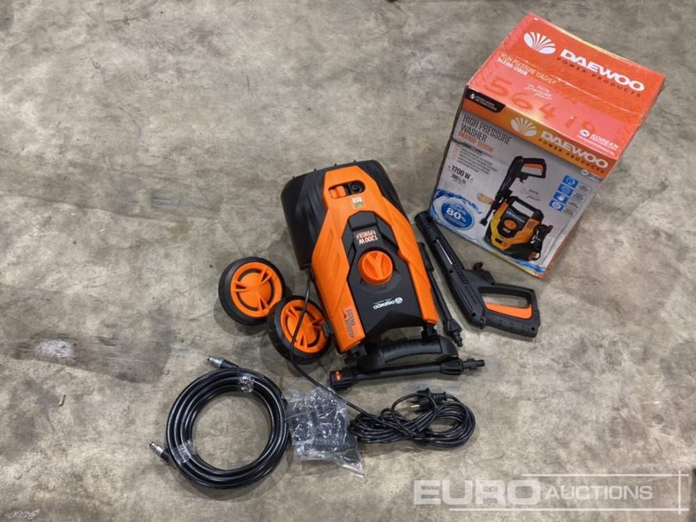 Unused Daewoo DAX100-1200W 230 Volt Pressure Washer (2 of) - Aparat de spălat cu presiune: Foto 1 Unused Daewoo DAX100-1200W 230 Volt Pressure Washer (2 of) - Aparat de spălat cu presiune: Foto 1