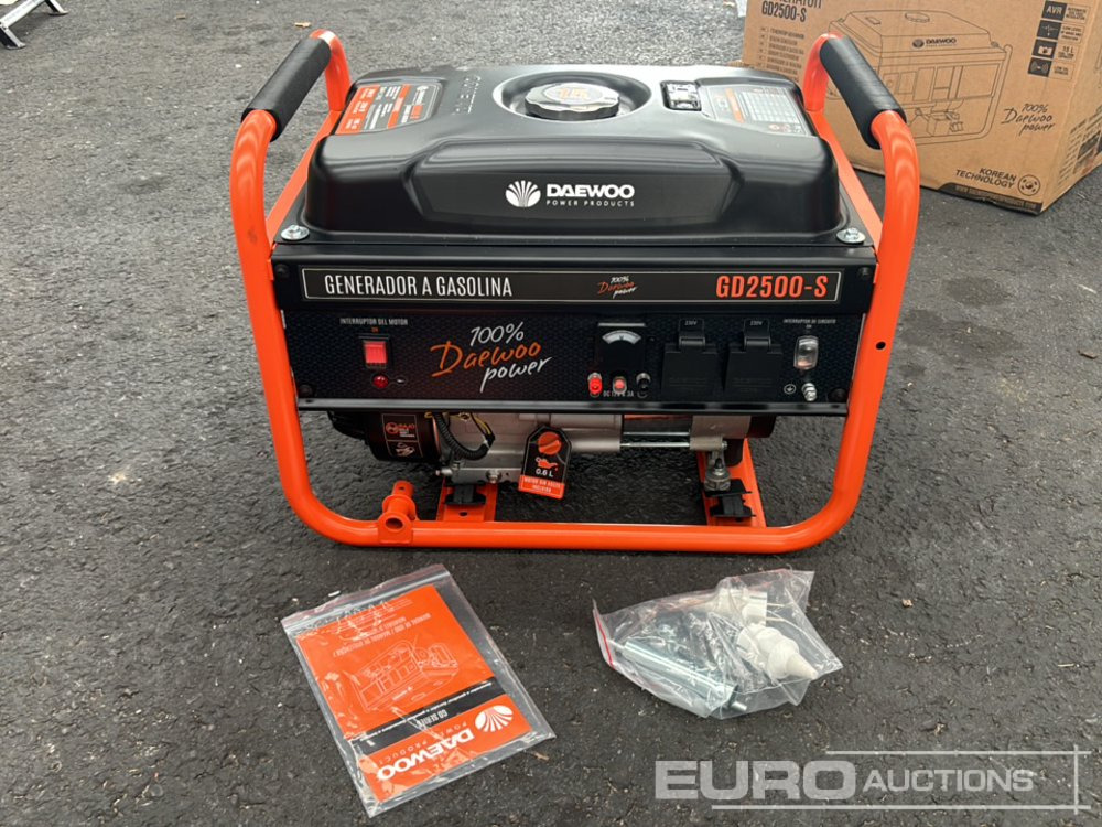 Unused Daewoo GD2500-S 2200W Petrol Generator - Generator electric: Foto 1 Unused Daewoo GD2500-S 2200W Petrol Generator - Generator electric: Foto 1