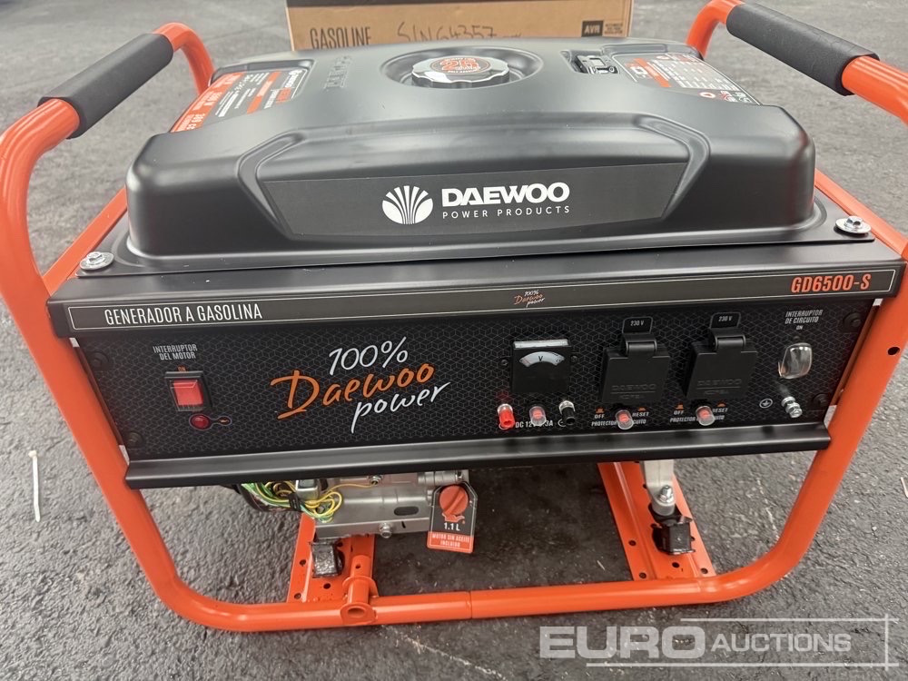 Generator electric Unused Daewoo GD6500E-S: Foto 9