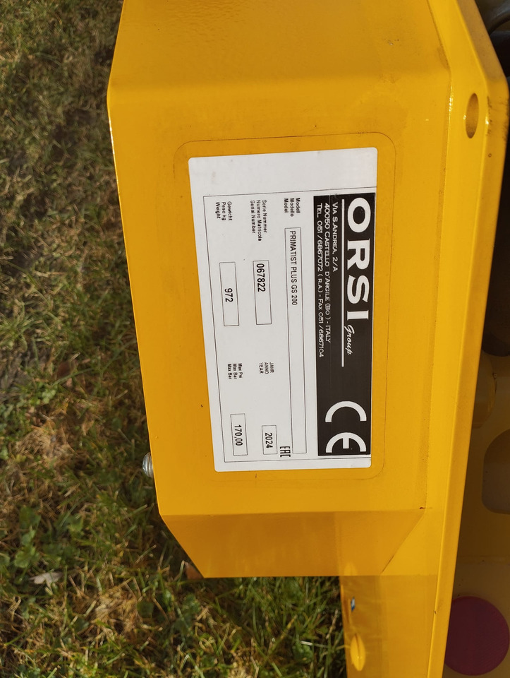 Orsi trincia laterale nuova Primatist Plus GS 200 - Tocător lateral: Foto 3 Orsi trincia laterale nuova Primatist Plus GS 200 - Tocător lateral: Foto 3