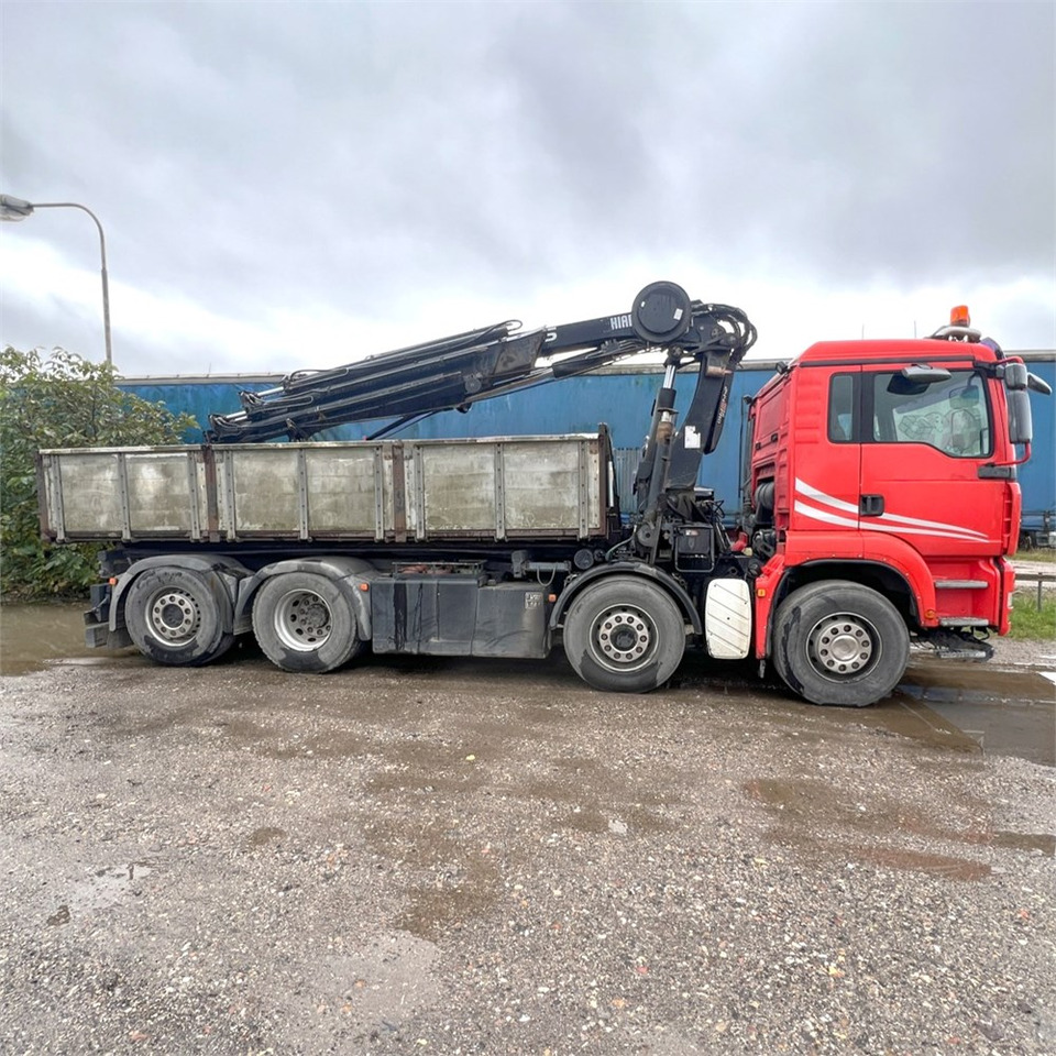 MAN TGA 8x4 Hydrodrive - Camion basculantă, Camion cu macara: Foto 2 MAN TGA 8x4 Hydrodrive - Camion basculantă, Camion cu macara: Foto 2