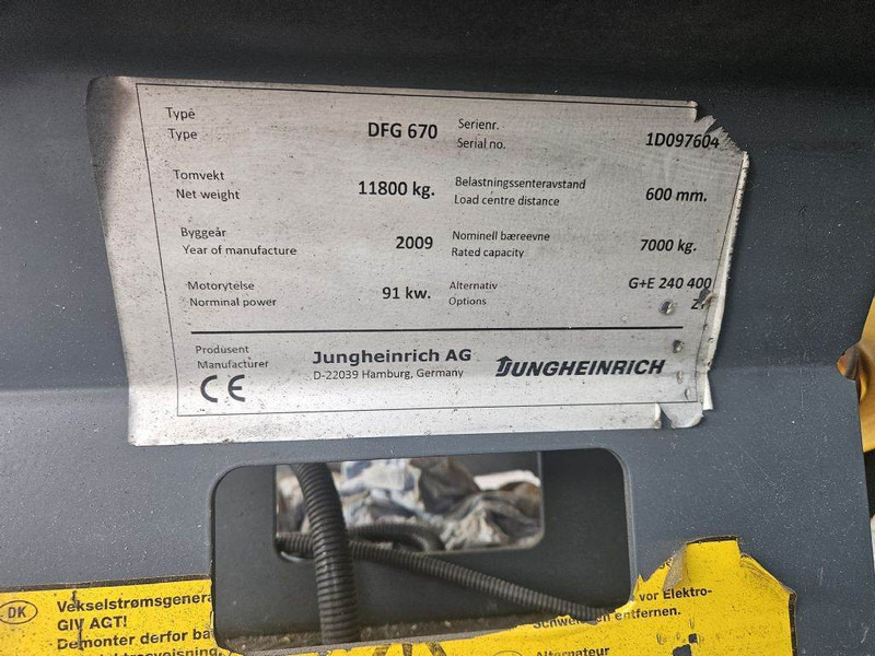 Jungheinrich DFG670 - Stivuitor diesel: Foto 5 Jungheinrich DFG670 - Stivuitor diesel: Foto 5