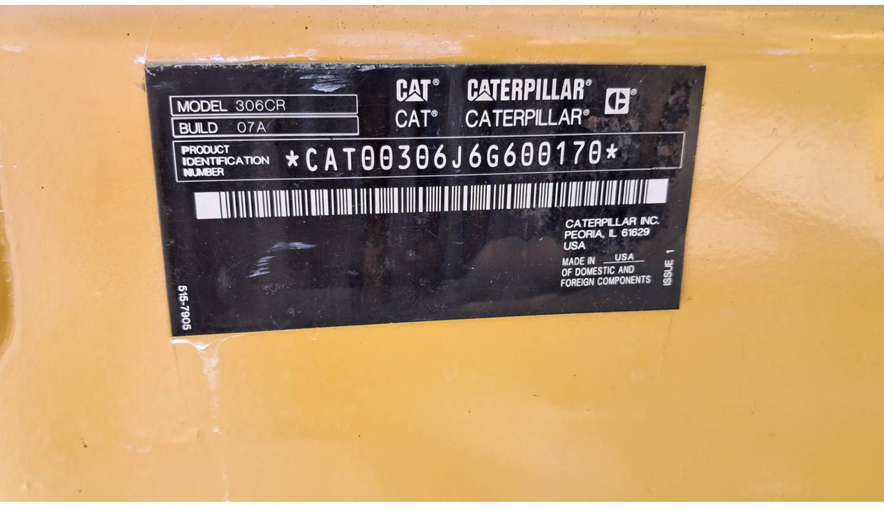 CAT 306 CR - Excavator pe şenile: Foto 5 CAT 306 CR - Excavator pe şenile: Foto 5