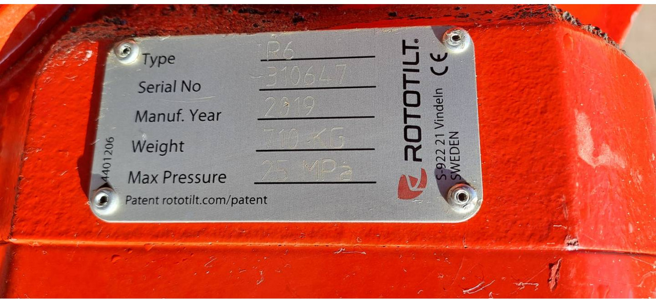 ROTOTILT R6/ROTOTILT/CW40S - Tiltrotator: Foto 2 ROTOTILT R6/ROTOTILT/CW40S - Tiltrotator: Foto 2