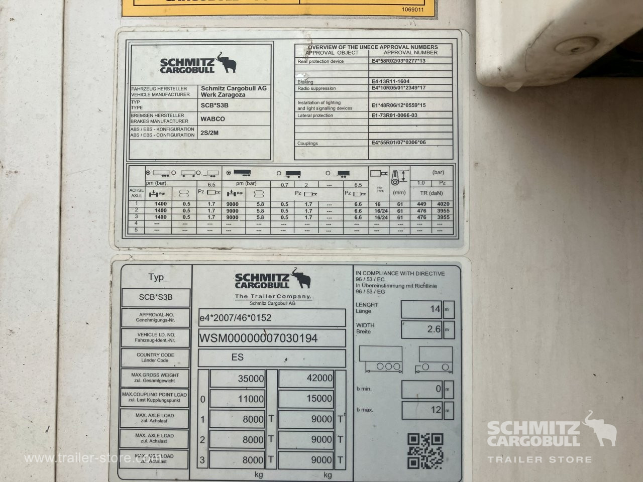 SCHMITZ Semiremolque Frigo Standard - Semiremorcă izoterma: Foto 3 SCHMITZ Semiremolque Frigo Standard - Semiremorcă izoterma: Foto 3