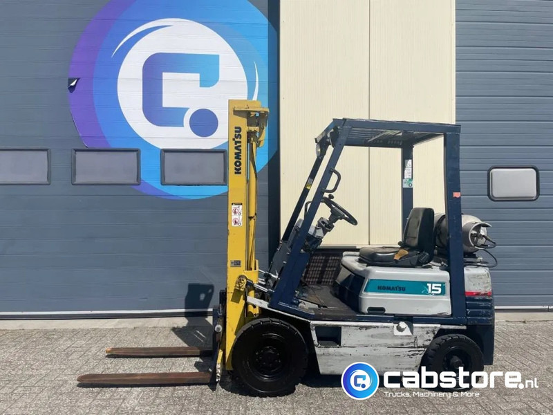 Komatsu FG15H-15 GAS LPG - Year 1992 - Heftruck - Gabelstapler - Forklift - Hours 5420 - Motostivuitor: Foto 1 Komatsu FG15H-15 GAS LPG - Year 1992 - Heftruck - Gabelstapler - Forklift - Hours 5420 - Motostivuitor: Foto 1