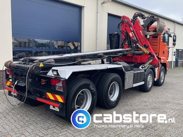 MAN TGA 41.440 8X4 BB Palfinger Epsilon Z-Kraan bouwjaar 2011 + NCH 30 Ton's Kabel-containersyteem - Handgeschakeld - Bouwjaar 2007 - Km 582.782 - Camion cu sistem de cablu, Camion cu macara: Foto 4 MAN TGA 41.440 8X4 BB Palfinger Epsilon Z-Kraan bouwjaar 2011 + NCH 30 Ton's Kabel-containersyteem - Handgeschakeld - Bouwjaar 2007 - Km 582.782 - Camion cu sistem de cablu, Camion cu macara: Foto 4