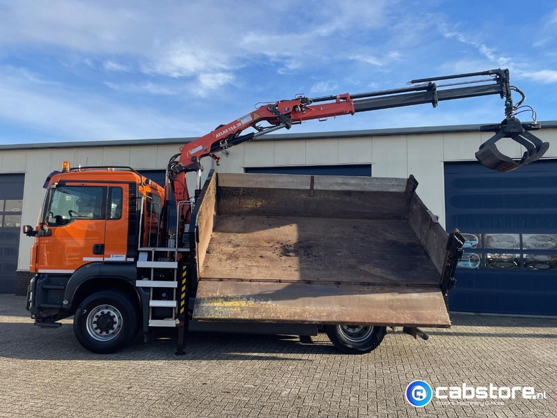 MAN TGS 18.320 4X4H BL EEV Euro 5 - ATLAS 126.3E Laadkraan - 2-zijdige kipper - Bouwjaar 2013 - Km 205.974 !! - Good condition - NL Truck - Camion cu macara: Foto 5 MAN TGS 18.320 4X4H BL EEV Euro 5 - ATLAS 126.3E Laadkraan - 2-zijdige kipper - Bouwjaar 2013 - Km 205.974 !! - Good condition - NL Truck - Camion cu macara: Foto 5