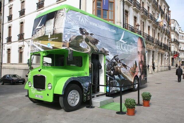 Autobuz supraetajat British Bus Bristol Lodekka FLF promotional exhibition unit: Foto 1