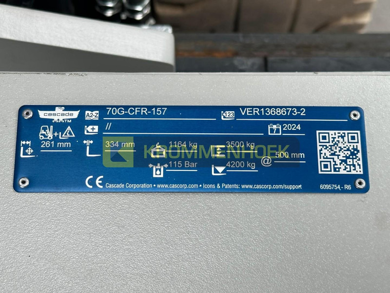 CASCADE 70G-CFR-157 Roterende vorkenklem - Motostivuitor: Foto 3 CASCADE 70G-CFR-157 Roterende vorkenklem - Motostivuitor: Foto 3