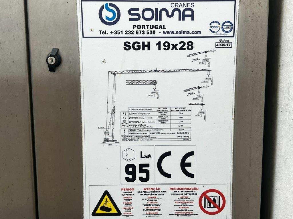 Macara turn Soima Construction crane SOIMA SGH 19x28 - 28 mete: Foto 40 Macara turn Soima Construction crane SOIMA SGH 19x28 - 28 mete: Foto 40