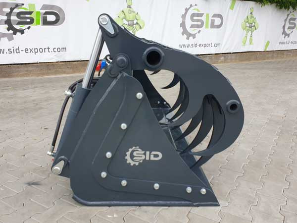 SID GREIFSCHAUFEL GEBRANNTE ZINKEN / Godet Crocodile BMS / Grab bucket burned tines 1,0 m - Cupa graifer pentru Tractor agricol: Foto 2 SID GREIFSCHAUFEL GEBRANNTE ZINKEN / Godet Crocodile BMS / Grab bucket burned tines 1,0 m - Cupa graifer pentru Tractor agricol: Foto 2