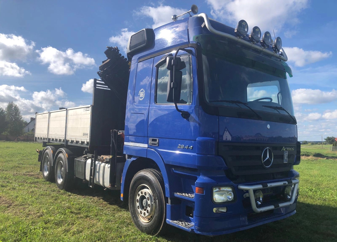 MERCEDES-BENZ ACTROS PALFINGER 29TON/M ENERGETYKA!! 6x6 6x4 - Camion cu macara: Foto 1 MERCEDES-BENZ ACTROS PALFINGER 29TON/M ENERGETYKA!! 6x6 6x4 - Camion cu macara: Foto 1