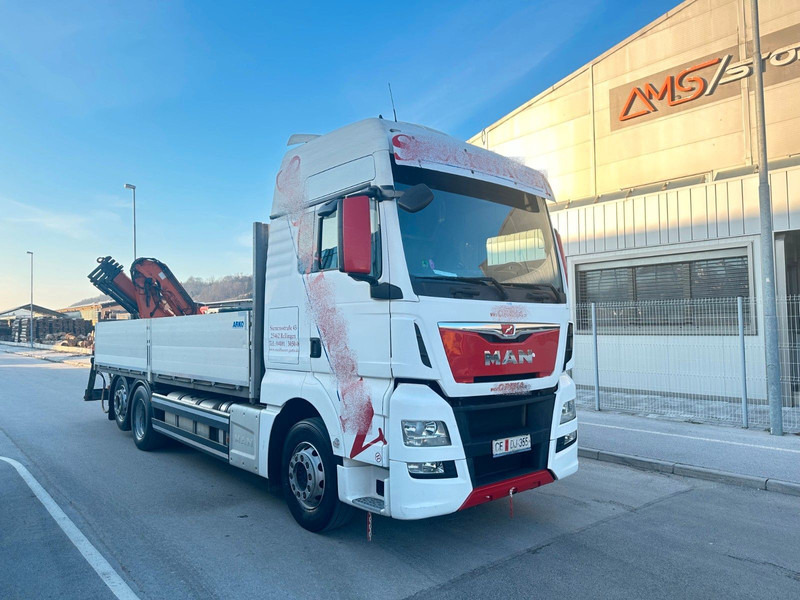 MAN TGX 26.440 - Camion platformă, Camion cu macara: Foto 1 MAN TGX 26.440 - Camion platformă, Camion cu macara: Foto 1