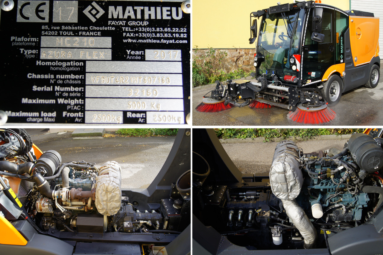 Măturătoare stradală MATHIEU Azura Flex MC210 3-rd brush / EURO 6: Foto 12 Măturătoare stradală MATHIEU Azura Flex MC210 3-rd brush / EURO 6: Foto 12