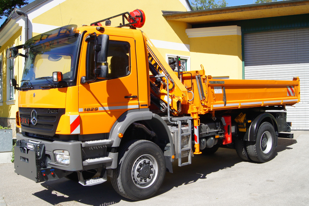 MERCEDES-BENZ AXOR 1829 4x4/EURO 5/ATLAS 65.2/MEILLER/Winterdienst - Utilaj deszăpezire: Foto 2 MERCEDES-BENZ AXOR 1829 4x4/EURO 5/ATLAS 65.2/MEILLER/Winterdienst - Utilaj deszăpezire: Foto 2