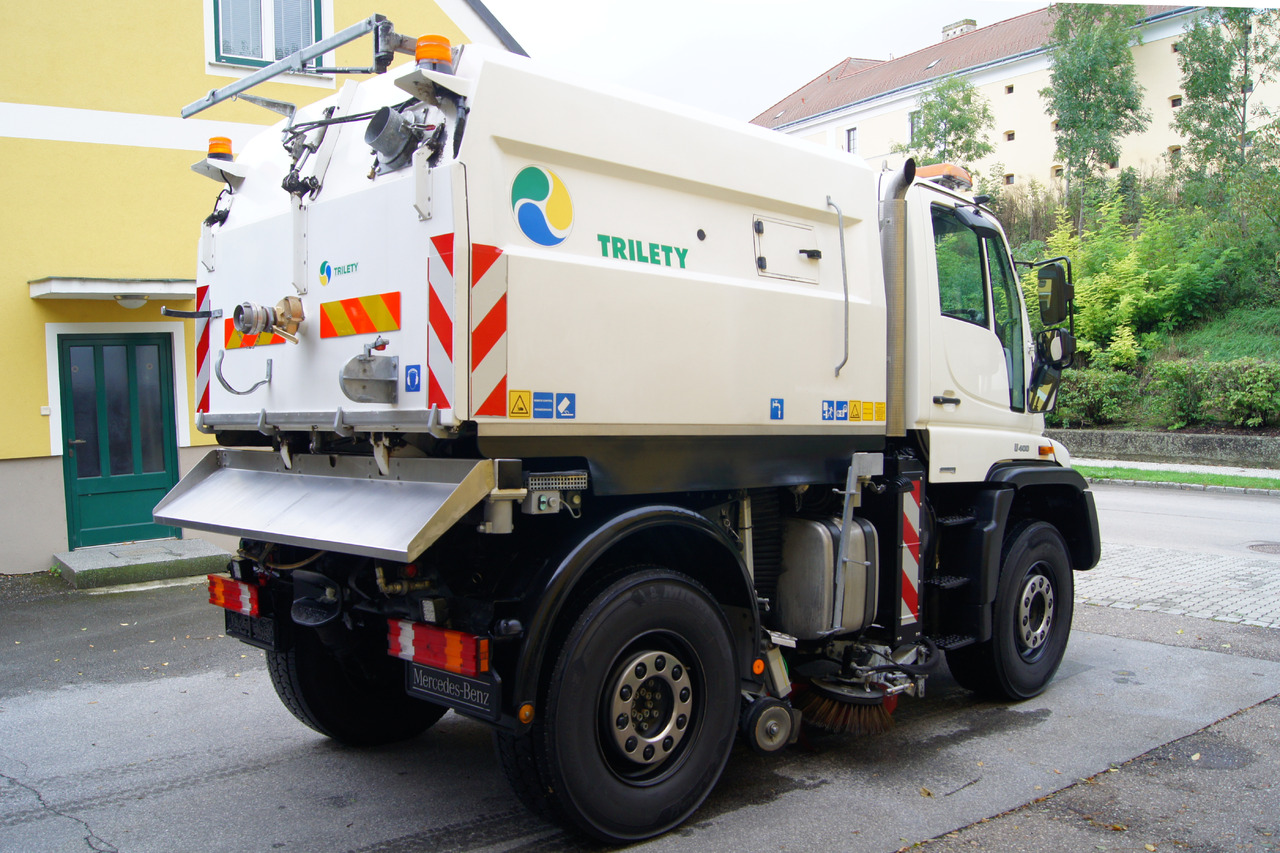 MERCEDES-BENZ Unimog U400 + TRILETY Kehrmaschine/TÜV/EUR4/Leistungshydraulik - Măturătoare stradală: Foto 5 MERCEDES-BENZ Unimog U400 + TRILETY Kehrmaschine/TÜV/EUR4/Leistungshydraulik - Măturătoare stradală: Foto 5