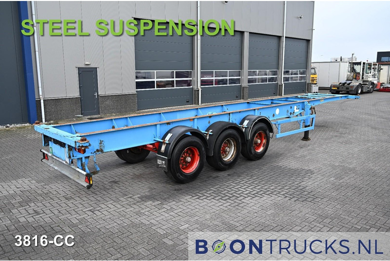 Blumhardt Cont.-Sal 40.24 E FIXED CHASSIS | 40ft * STEEL SUSPENSION * BPW / DRUM - Semiremorcă transport containere/ Swap body: Foto 1 Blumhardt Cont.-Sal 40.24 E FIXED CHASSIS | 40ft * STEEL SUSPENSION * BPW / DRUM - Semiremorcă transport containere/ Swap body: Foto 1