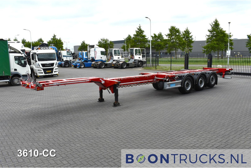 D-Tec FLEXITRAILER | 2x20-30-40-45ft HC * 2x LIFT AXLE * 2x EXTENDABLE * DISC BRAKES - Semiremorcă transport containere/ Swap body: Foto 5 D-Tec FLEXITRAILER | 2x20-30-40-45ft HC * 2x LIFT AXLE * 2x EXTENDABLE * DISC BRAKES - Semiremorcă transport containere/ Swap body: Foto 5
