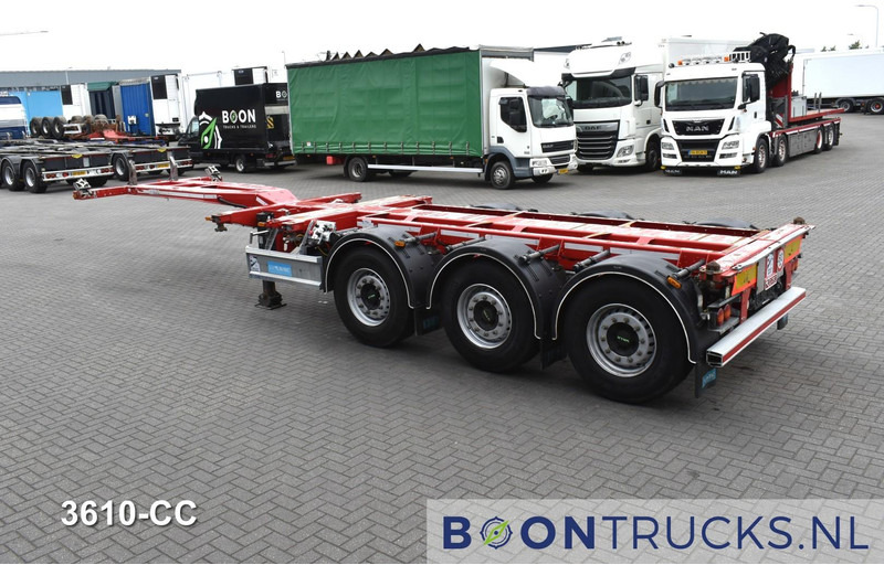D-Tec FLEXITRAILER | 2x20-30-40-45ft HC * 2x LIFT AXLE * 2x EXTENDABLE * DISC BRAKES - Semiremorcă transport containere/ Swap body: Foto 3 D-Tec FLEXITRAILER | 2x20-30-40-45ft HC * 2x LIFT AXLE * 2x EXTENDABLE * DISC BRAKES - Semiremorcă transport containere/ Swap body: Foto 3