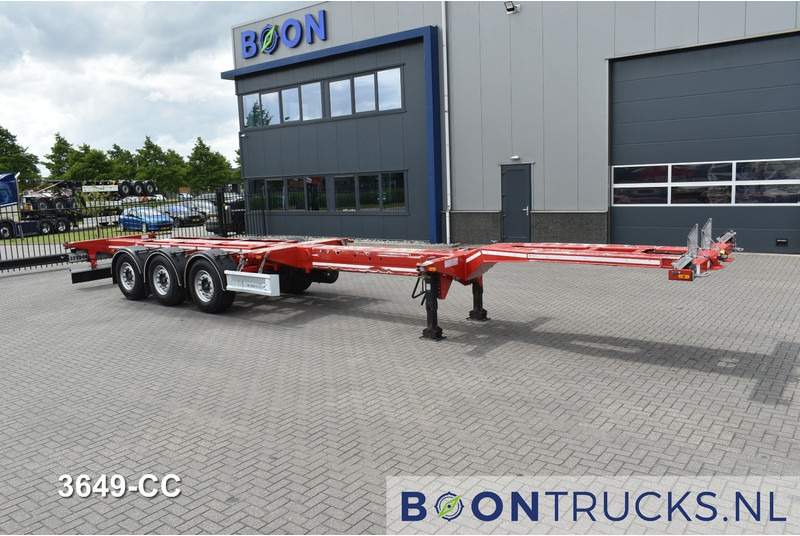 D-Tec FLEXITRAILER | 2x20-30-40-45ft HC * 2x LIFT AXLE * 2x EXTENDABLE * DISC BRAKES - Semiremorcă transport containere/ Swap body: Foto 4 D-Tec FLEXITRAILER | 2x20-30-40-45ft HC * 2x LIFT AXLE * 2x EXTENDABLE * DISC BRAKES - Semiremorcă transport containere/ Swap body: Foto 4