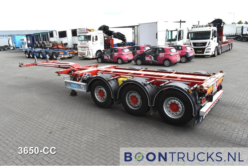 D-Tec FLEXITRAILER | 2x20-30-40-45ft HC * 2x LIFT AXLE * 2x EXTENDABLE * MOT 11-2025 - Semiremorcă transport containere/ Swap body: Foto 3 D-Tec FLEXITRAILER | 2x20-30-40-45ft HC * 2x LIFT AXLE * 2x EXTENDABLE * MOT 11-2025 - Semiremorcă transport containere/ Swap body: Foto 3