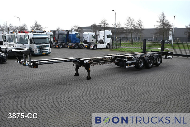 D-Tec FLEXITRAILER LS | 2x20-30-40-45ft HC * 2x LIFT AXLE * BPW / DISC * MOT 01-2027 - Semiremorcă transport containere/ Swap body: Foto 4 D-Tec FLEXITRAILER LS | 2x20-30-40-45ft HC * 2x LIFT AXLE * BPW / DISC * MOT 01-2027 - Semiremorcă transport containere/ Swap body: Foto 4