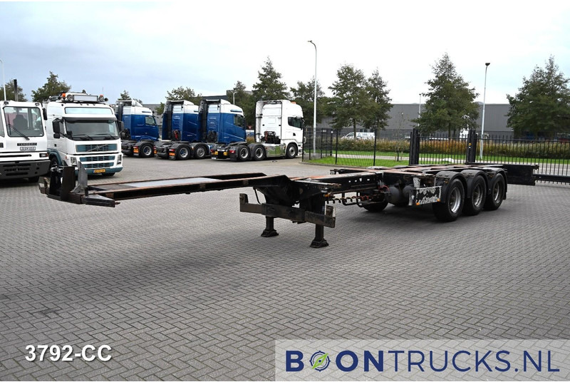 Pacton T3-010 2x20-30-40-45ft HC * 2x EXTENDABLE * 1x LIFT AXLE * NL TRAILER - Semiremorcă transport containere/ Swap body: Foto 5 Pacton T3-010 2x20-30-40-45ft HC * 2x EXTENDABLE * 1x LIFT AXLE * NL TRAILER - Semiremorcă transport containere/ Swap body: Foto 5