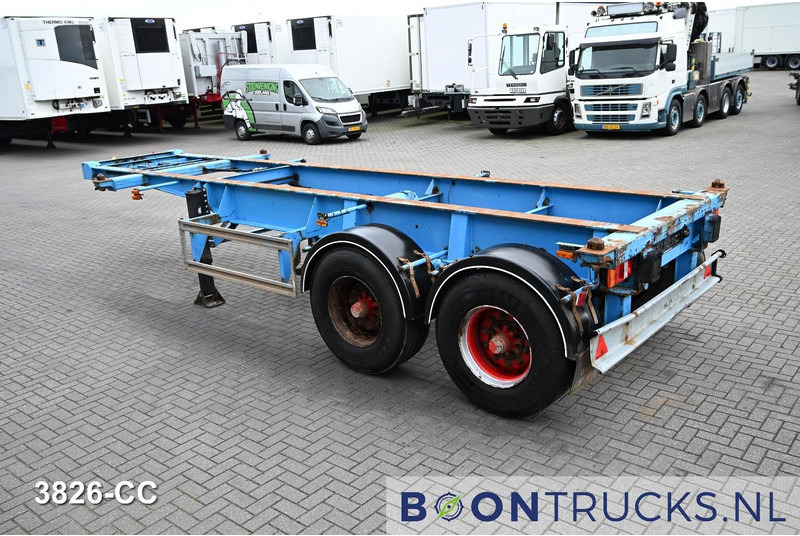 Schweriner Nutzfahrzeuge CS 20 CHASSIS | 20ft * STEEL SUSPENSION * BPW / DRUM * 9x AVAILABLE - Semiremorcă transport containere/ Swap body: Foto 2 Schweriner Nutzfahrzeuge CS 20 CHASSIS | 20ft * STEEL SUSPENSION * BPW / DRUM * 9x AVAILABLE - Semiremorcă transport containere/ Swap body: Foto 2