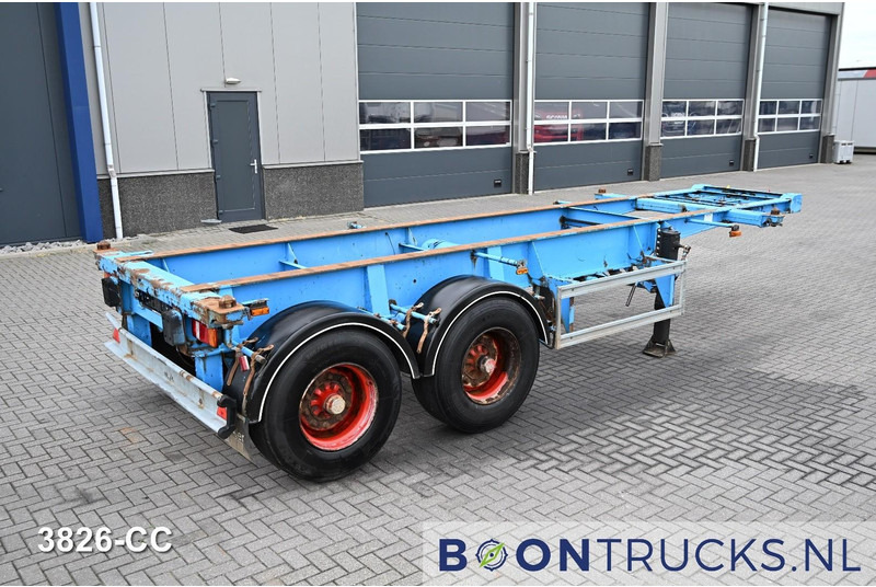 Schweriner Nutzfahrzeuge CS 20 CHASSIS | 20ft * STEEL SUSPENSION * BPW / DRUM * 9x AVAILABLE - Semiremorcă transport containere/ Swap body: Foto 1 Schweriner Nutzfahrzeuge CS 20 CHASSIS | 20ft * STEEL SUSPENSION * BPW / DRUM * 9x AVAILABLE - Semiremorcă transport containere/ Swap body: Foto 1