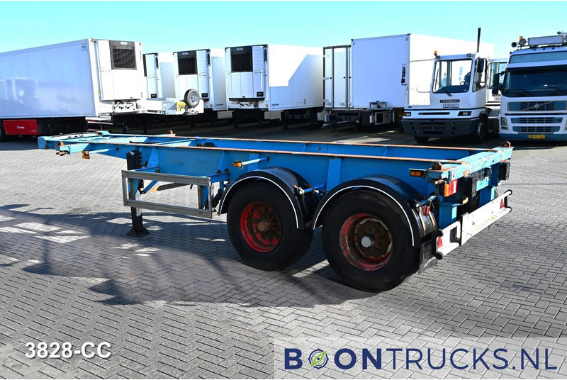 Schweriner Nutzfahrzeuge CS 20 CHASSIS | 20ft * STEEL SUSPENSION * BPW/DRUM * 9x AVAILABLE - Semiremorcă transport containere/ Swap body: Foto 2 Schweriner Nutzfahrzeuge CS 20 CHASSIS | 20ft * STEEL SUSPENSION * BPW/DRUM * 9x AVAILABLE - Semiremorcă transport containere/ Swap body: Foto 2