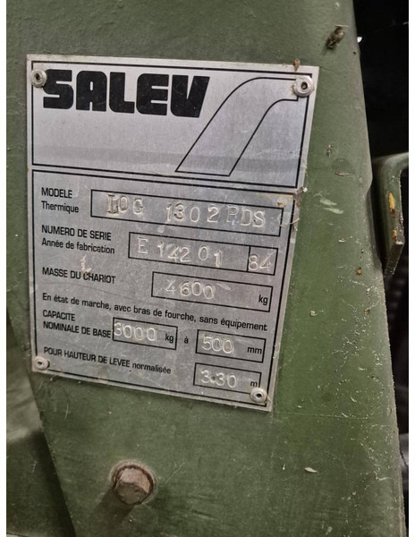 Salev LOG 1302PDS - Stivuitor diesel: Foto 5 Salev LOG 1302PDS - Stivuitor diesel: Foto 5