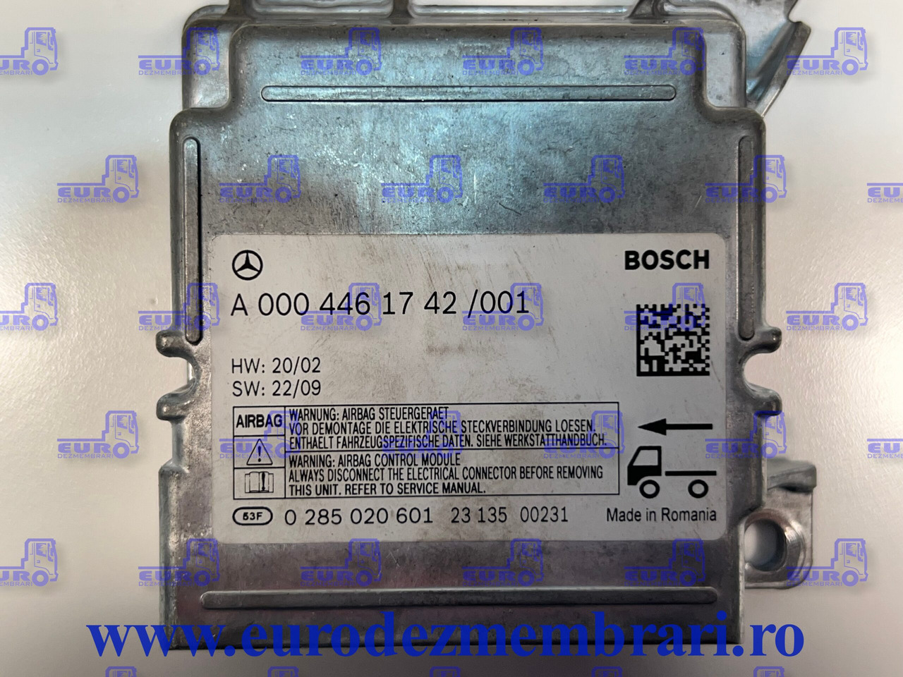 CALCULATOR AIRBAG MERCEDES ACTROS MP4 MP5 A0004461742 - Calculator de bord pentru Camion: Foto 2 CALCULATOR AIRBAG MERCEDES ACTROS MP4 MP5 A0004461742 - Calculator de bord pentru Camion: Foto 2