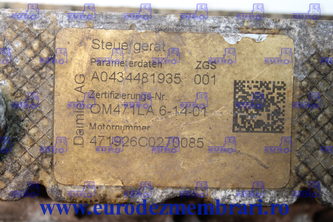 CALCULATOR MOTOR MERCEDES ACTROS OM471LA A0014466235, A0434481935 - Calculator de bord pentru Camion: Foto 2 CALCULATOR MOTOR MERCEDES ACTROS OM471LA A0014466235, A0434481935 - Calculator de bord pentru Camion: Foto 2