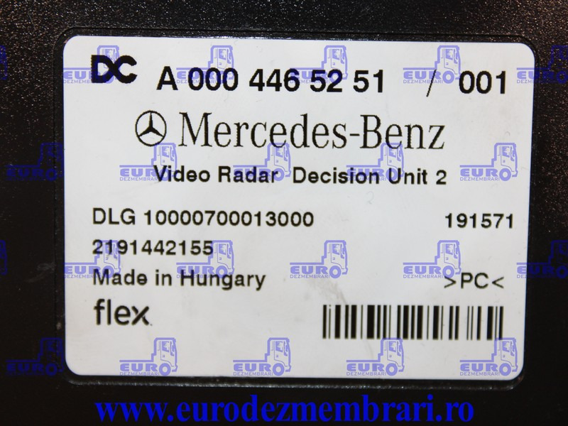 CALCULATOR VIDEO RADAR MERCEDES ACTROS MP5 A0004465251 - Calculator de bord pentru Camion: Foto 3 CALCULATOR VIDEO RADAR MERCEDES ACTROS MP5 A0004465251 - Calculator de bord pentru Camion: Foto 3