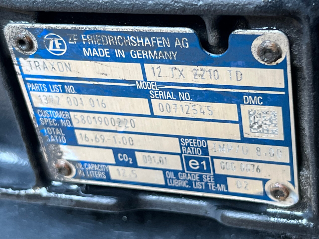 CUTIE DE VITEZE TRAXON FARA INTARDER IVECO 12TX 2210 TD R=16,69-1,00 5801900220 - Cutie de viteze pentru Camion: Foto 3 CUTIE DE VITEZE TRAXON FARA INTARDER IVECO 12TX 2210 TD R=16,69-1,00 5801900220 - Cutie de viteze pentru Camion: Foto 3