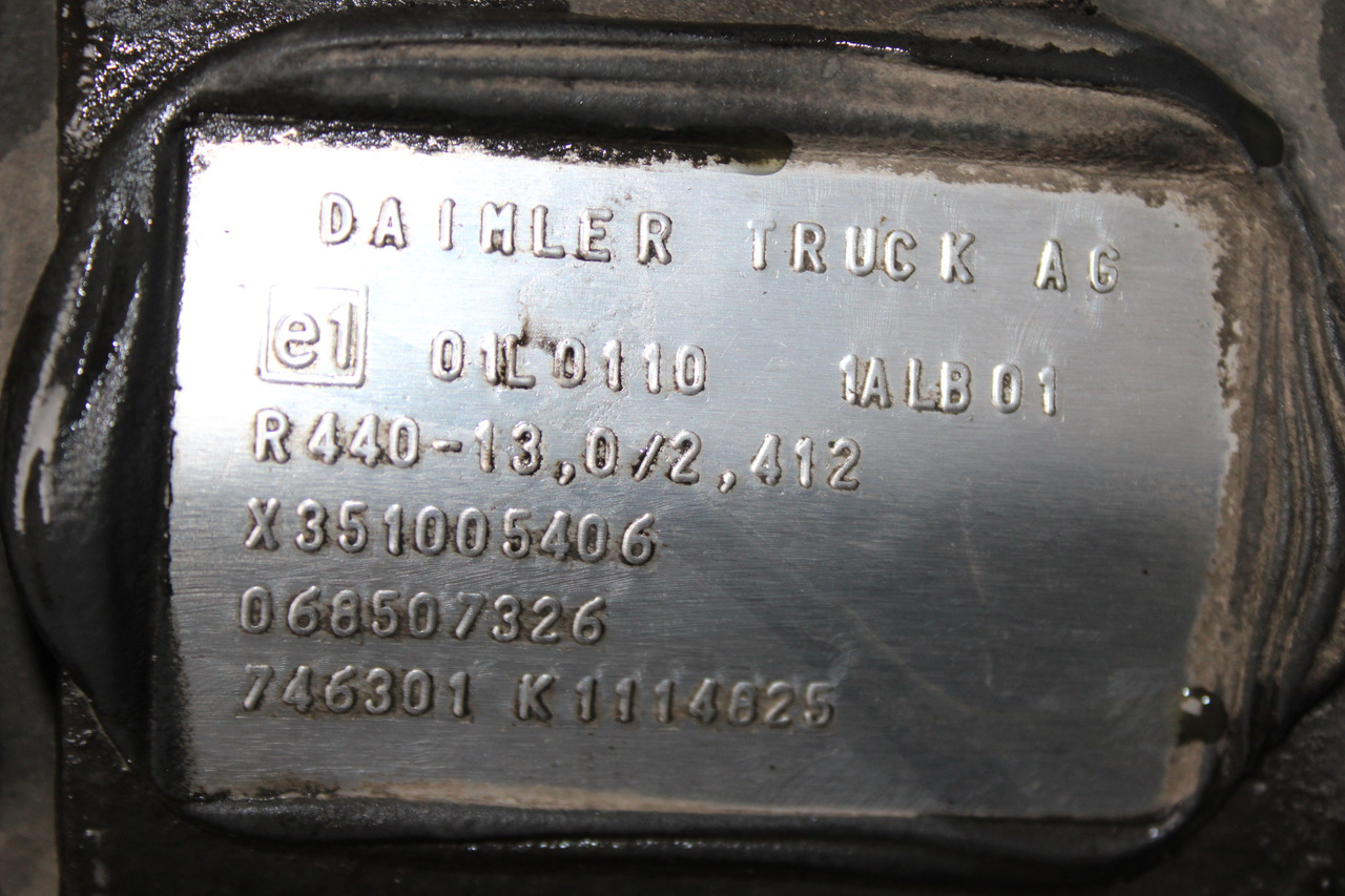 DIFERENTIAL MERCEDES ACTROS R=2,412 R440-13 X351005406, 068507326 - Diferențial pentru Camion: Foto 3 DIFERENTIAL MERCEDES ACTROS R=2,412 R440-13 X351005406, 068507326 - Diferențial pentru Camion: Foto 3