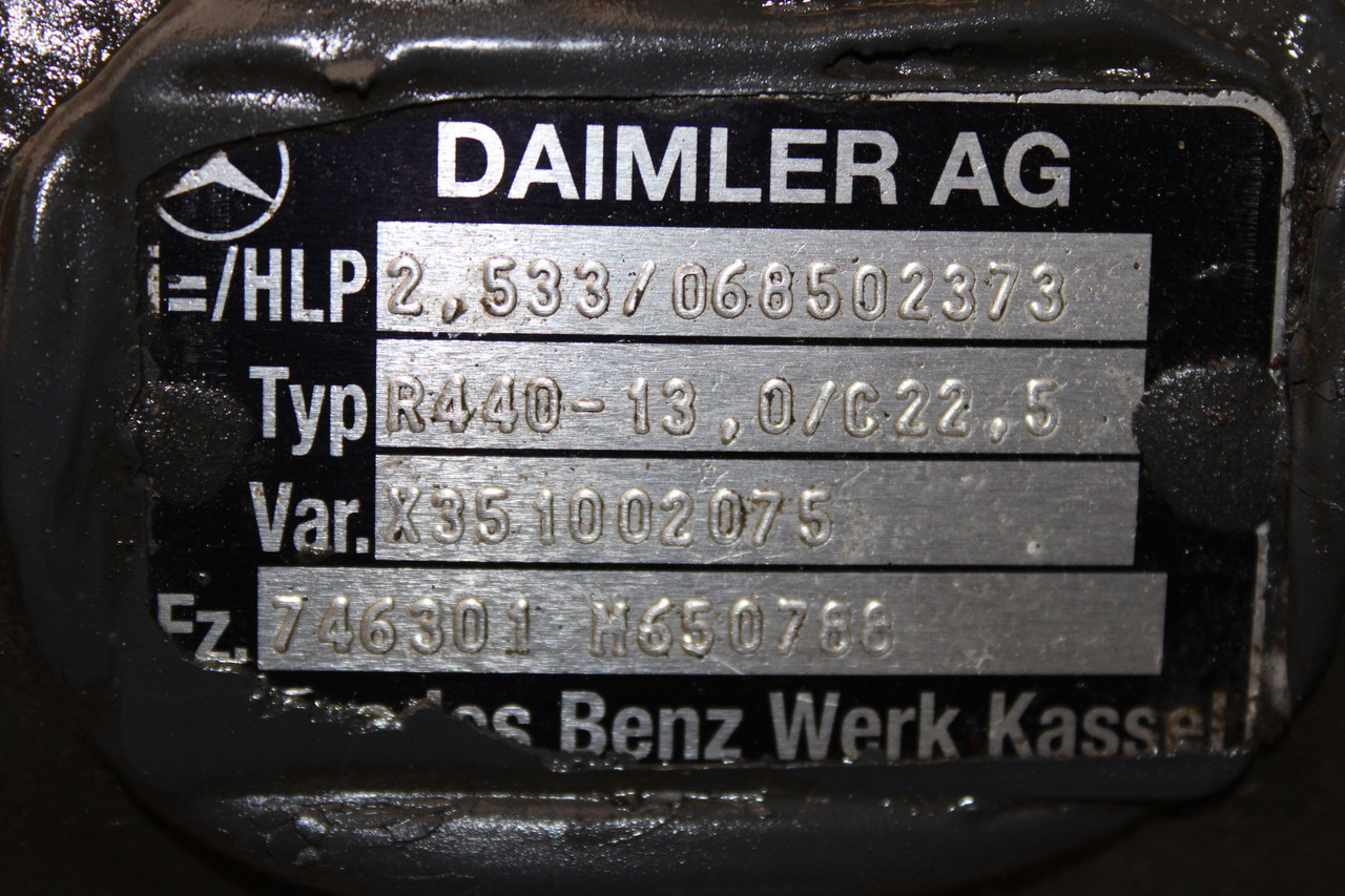 DIFERENTIAL MERCEDES ACTROS R=2,533 R440-13 X351002075, 068502373 - Diferențial pentru Camion: Foto 3 DIFERENTIAL MERCEDES ACTROS R=2,533 R440-13 X351002075, 068502373 - Diferențial pentru Camion: Foto 3