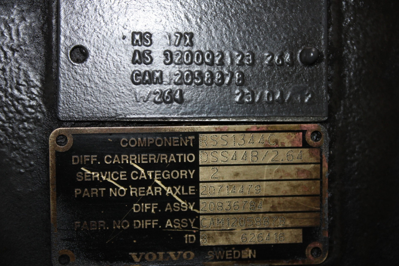 DIFERENTIAL VOLVO MS 17X RSS1344C R=2,85 20836784 - Diferențial pentru Camion: Foto 3 DIFERENTIAL VOLVO MS 17X RSS1344C R=2,85 20836784 - Diferențial pentru Camion: Foto 3