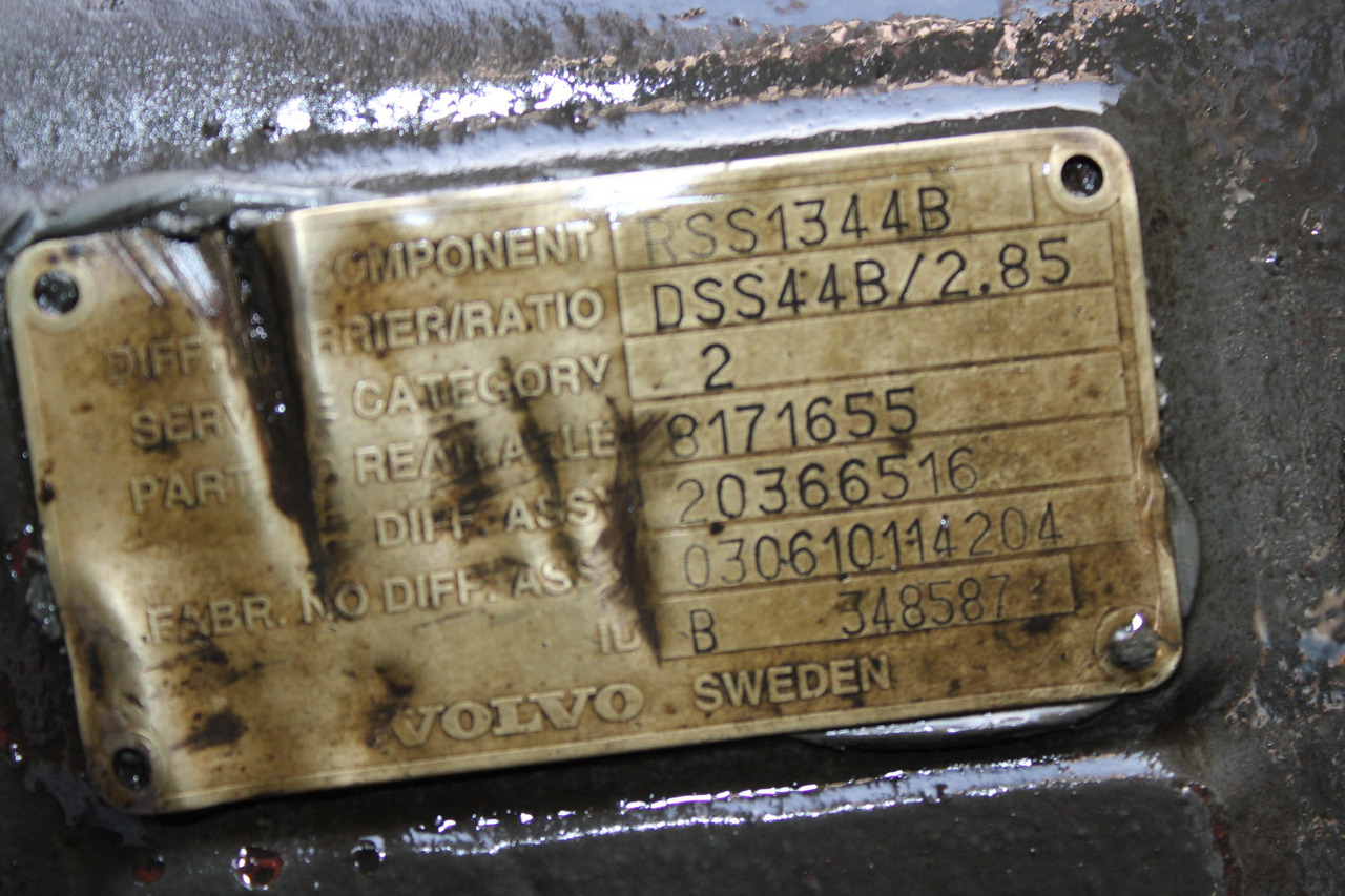 DIFERENTIAL VOLVO RSS1344B R=2,85 20366516 - Diferențial pentru Camion: Foto 3 DIFERENTIAL VOLVO RSS1344B R=2,85 20366516 - Diferențial pentru Camion: Foto 3