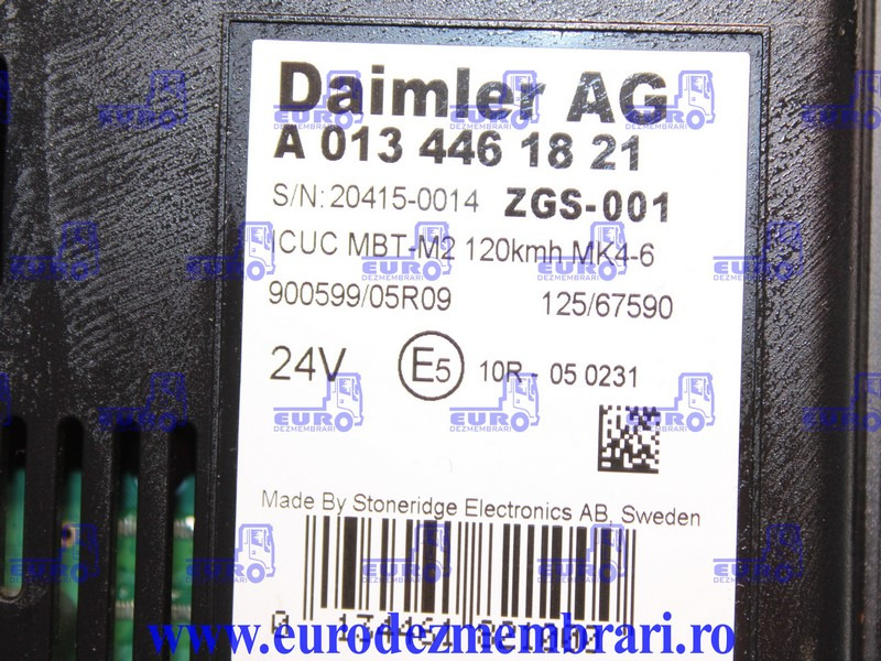 ELEMENT BORD CEAS BORD MERCEDES ACTROS MP4 A0134461821 - Tablou de bord pentru Camion: Foto 2 ELEMENT BORD CEAS BORD MERCEDES ACTROS MP4 A0134461821 - Tablou de bord pentru Camion: Foto 2