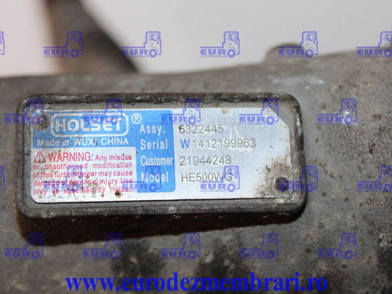 TURBOSUFLANTA RENAULT T DTI 11 21944248, 21475425 - Turbocompresor pentru Camion: Foto 2 TURBOSUFLANTA RENAULT T DTI 11 21944248, 21475425 - Turbocompresor pentru Camion: Foto 2