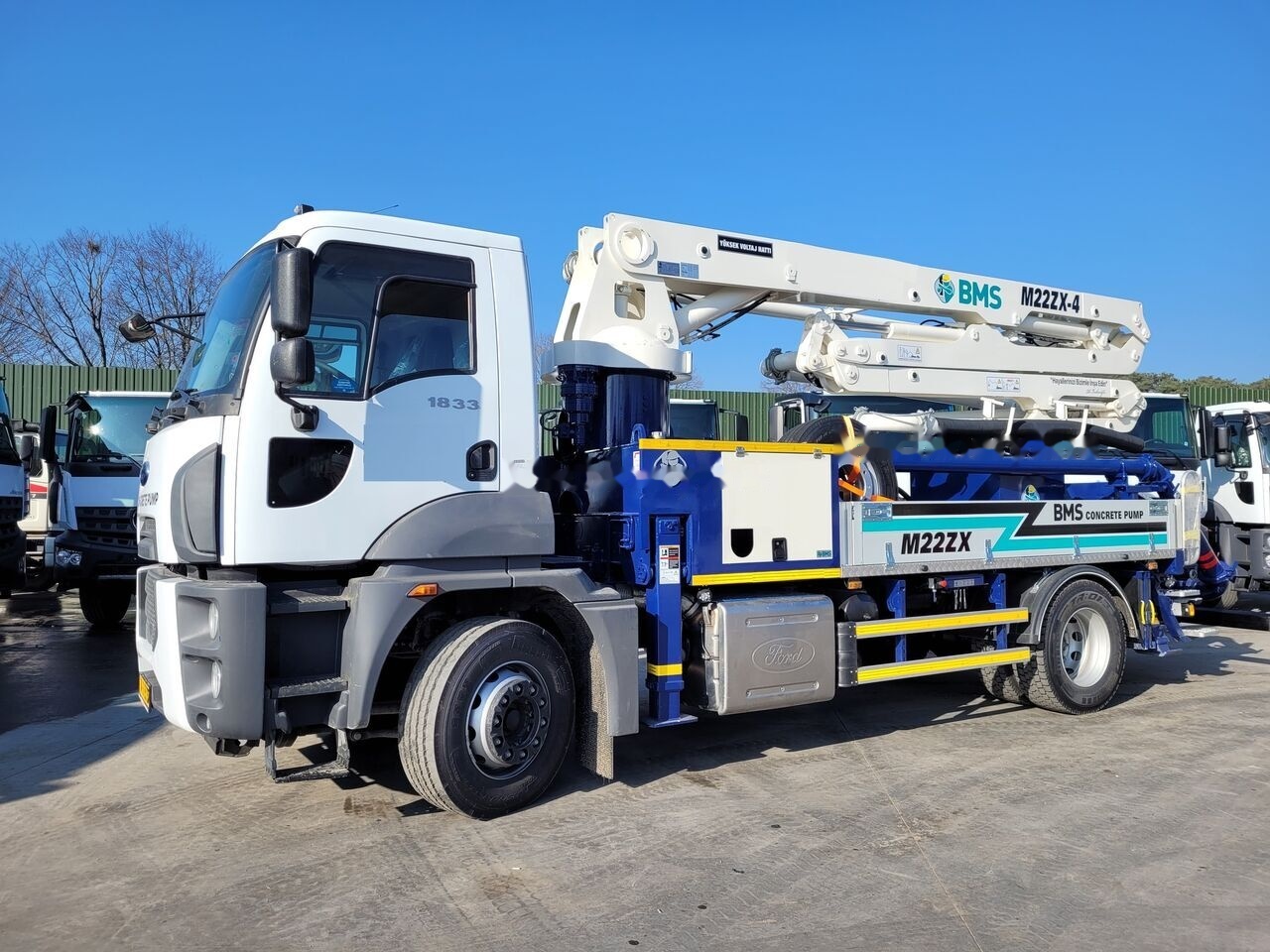 Autopompă de beton nou Mercedes-Benz New BMS BCP M22 ZX-4 on chassis: Foto 15