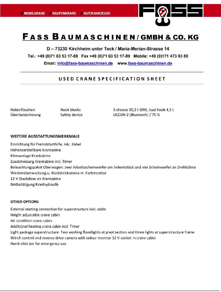 Automacara Liebherr LTC 1050-3.1 | VarioBase | Telematik: Foto 16 Automacara Liebherr LTC 1050-3.1 | VarioBase | Telematik: Foto 16