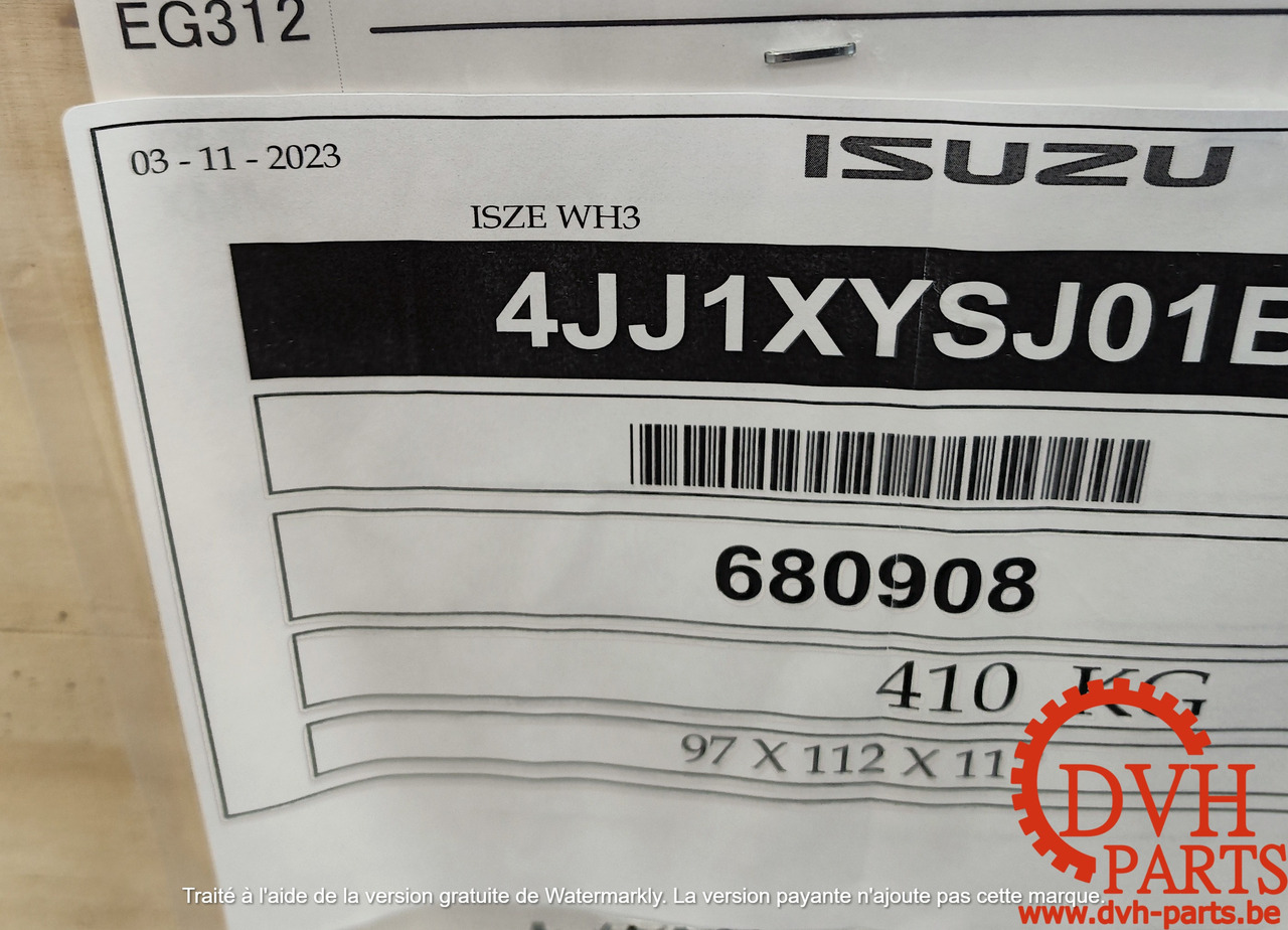 ISUZU 4JJ1-XYSJ-01B - Motor pentru Excavator pe şenile: Foto 1 ISUZU 4JJ1-XYSJ-01B - Motor pentru Excavator pe şenile: Foto 1