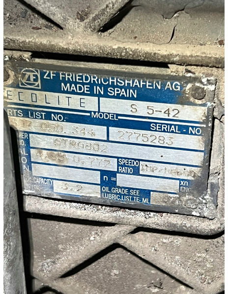 DAF Ecolite S 5-42 - Cutie de viteze: Foto 5 DAF Ecolite S 5-42 - Cutie de viteze: Foto 5