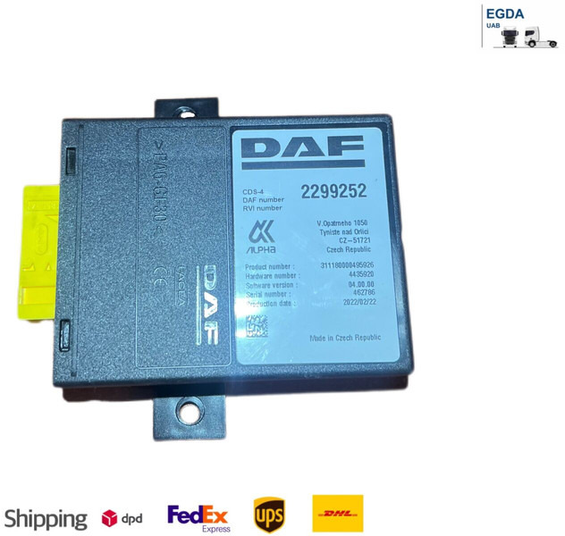 DAF - Calculator de bord: Foto 1 DAF - Calculator de bord: Foto 1