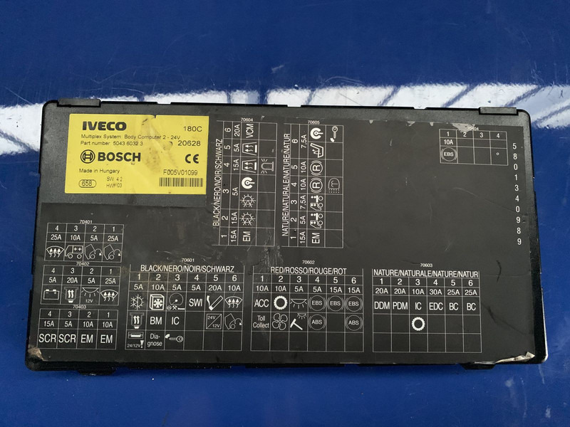 Iveco BOSCH 504360323 - Calculator de bord: Foto 1 Iveco BOSCH 504360323 - Calculator de bord: Foto 1